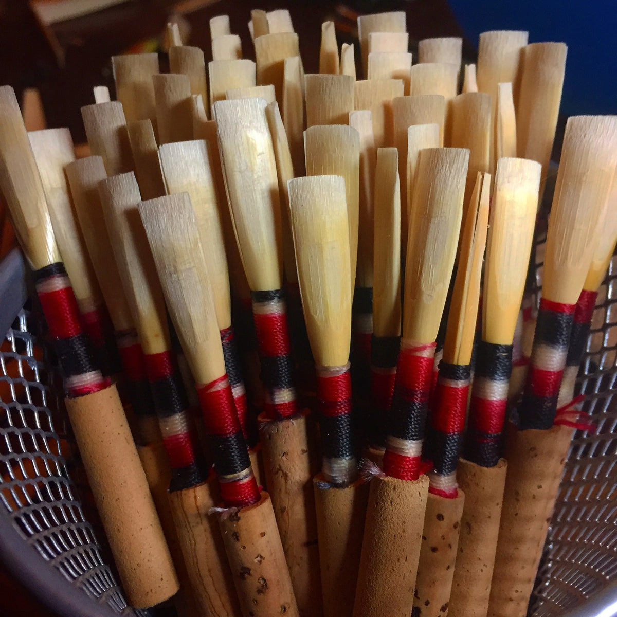 Double reeds. Oboe, English horn, oboe d'amore and bassoon reeds.