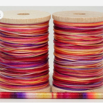 Día de Muertos, hand-dyed bassoon and oboe reed thread. FF Nylon- 100 Yds