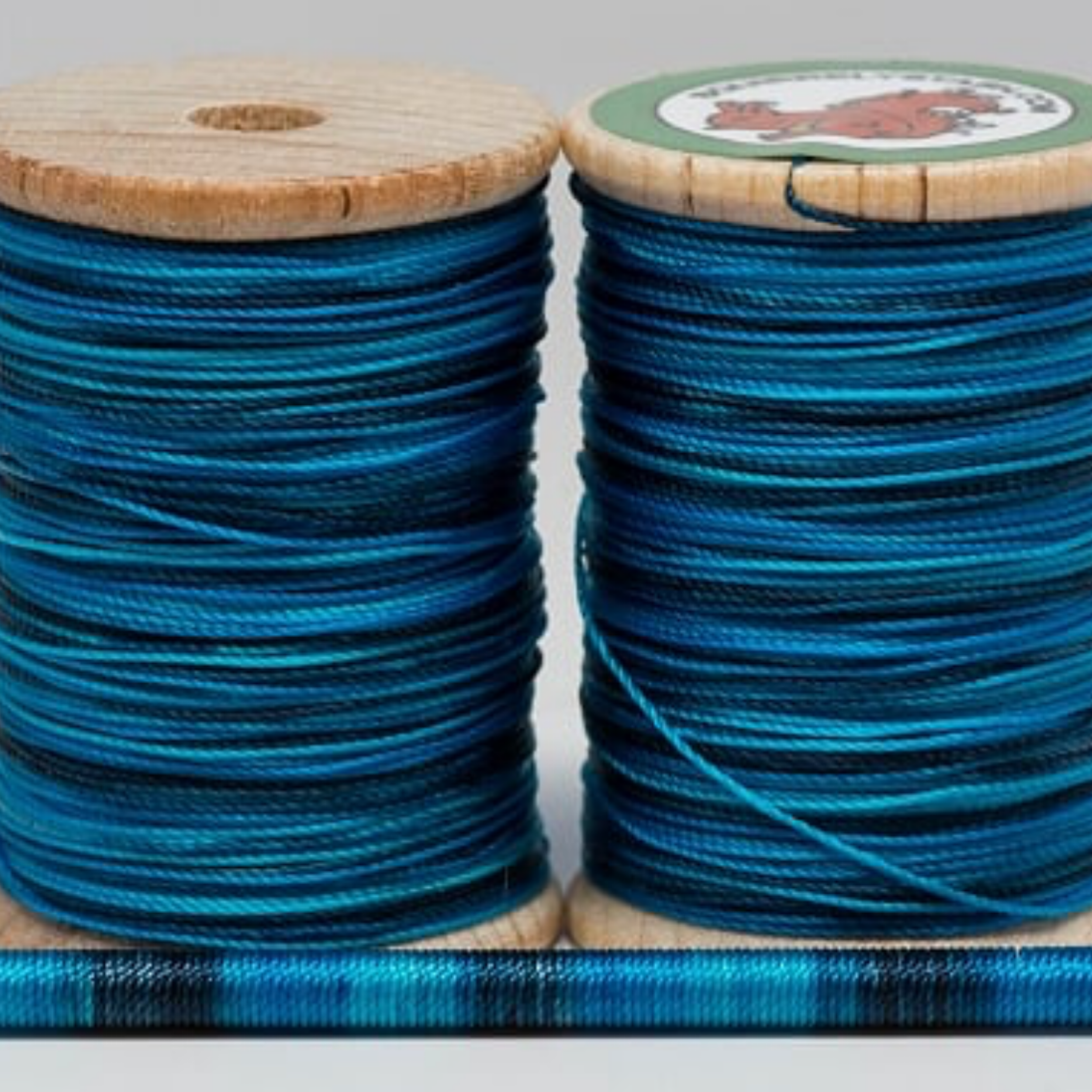 Azule, hand dyed bassoon and oboe reed thread, Nylon- 100 Yds – A