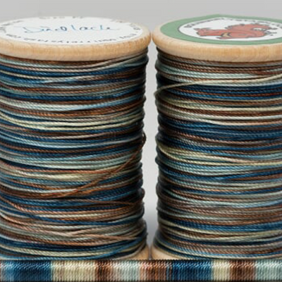 Multi colored reed thread, hand dyed bassoon and oboe reed thread FF Nylon- 100 Yds, Squirrely stash reed thread