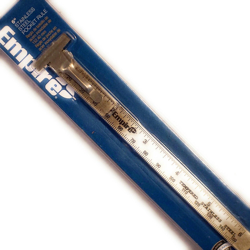 ruler used to make oboe reeds