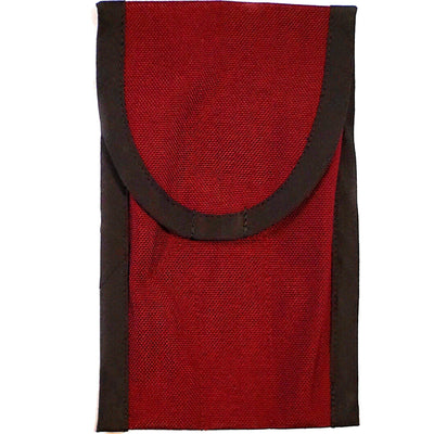 red double reed tool pouch, holds your oboe and bassoon reed making tools