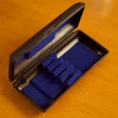 plastic oboe reed case, holds 4 oboe reeds