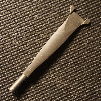 Lucarelli oboe shaper tip to make Gouged shaped and folded oboe cane, ready to be made into the best oboe reeds
