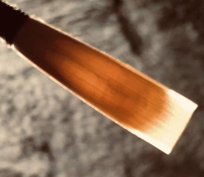 Student oboe reed made by oboe reed maker Aaron Lakota. Backlit to see the tip, heart and Windows. A.Lakota Reeds are made to provide the best results.